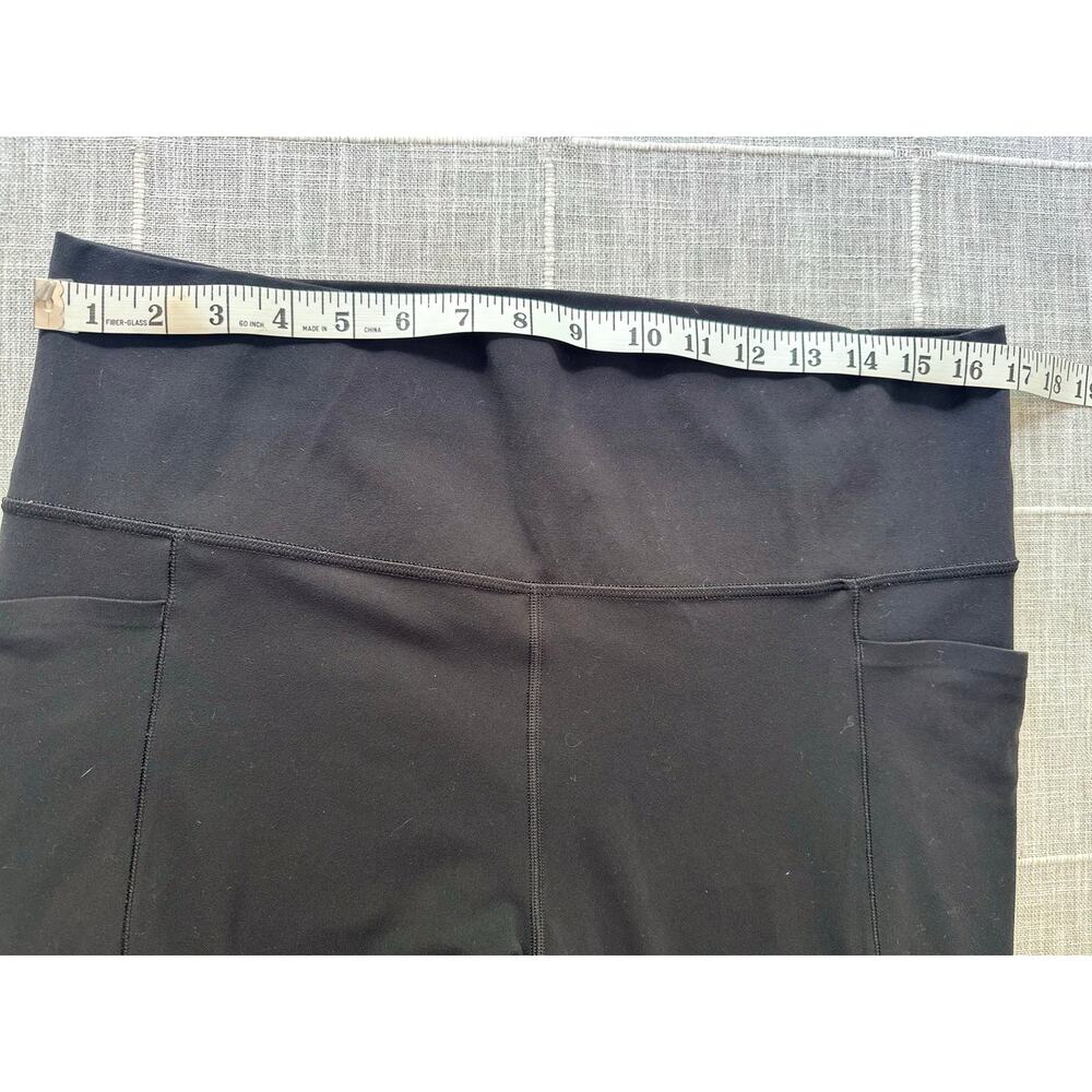 Athleta Salutation Stash Pocket 7/8 Tight Leggings Women XL Black Yoga - Picture 2 of 8